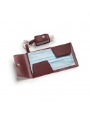 摺疊式皮革口罩收纳包