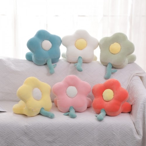 花朵造型午睡靠墊兩用枕