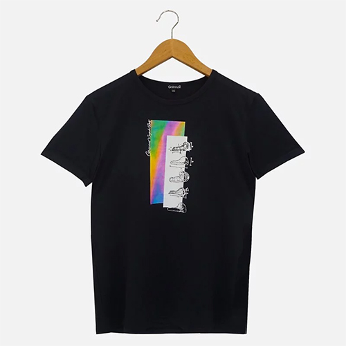 漂流者手稿紀念夜光酷冰衣 涼感衣 / 黑