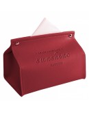 北歐風皮革面紙盒