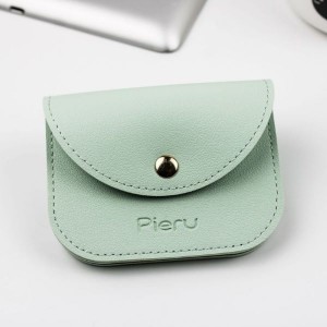 馬卡龍迷你皮革零錢包