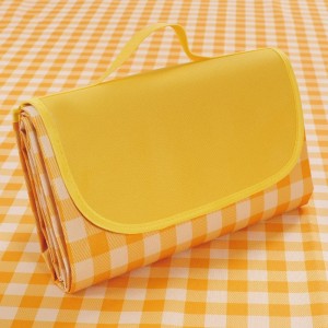 繽紛格子野餐墊