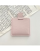 方形皮革隨身鏡