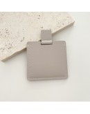 方形皮革隨身鏡