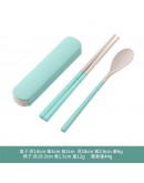北歐小麥秸稈二件式環保餐具組