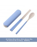 北歐小麥秸稈二件式環保餐具組