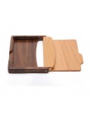 撞色木質商務名片盒