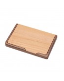 撞色木質商務名片盒