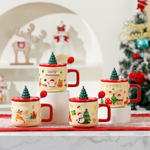 聖誕馬克杯-立體聖誕樹