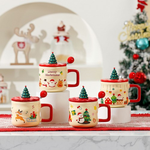 聖誕馬克杯-立體聖誕樹