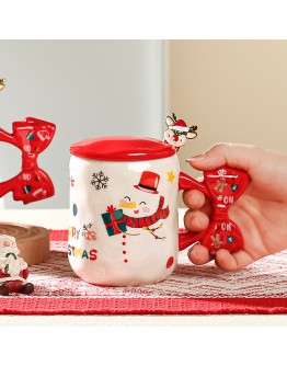 聖誕馬克杯-紅色蝴蝶結