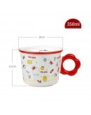 聖誕馬克杯-花朵把手