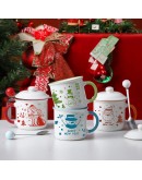 聖誕馬克杯-手繪聖誕