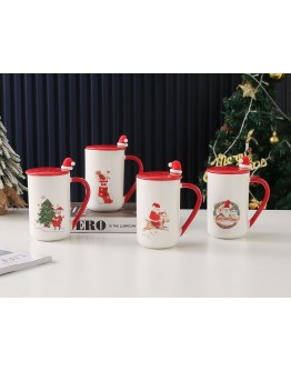 聖誕馬克杯-聖誕帽