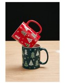 聖誕馬克杯-雙色聖誕樹