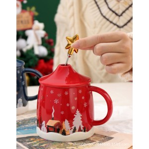 聖誕馬克杯-聖誕星星